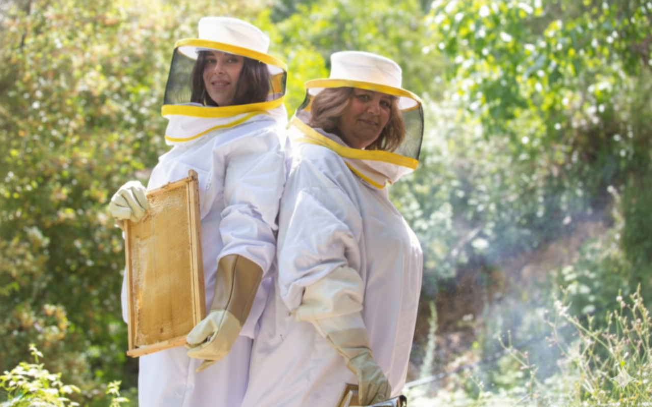 Inspired by the bees, a mother and daughter become Vita-Bee queens
